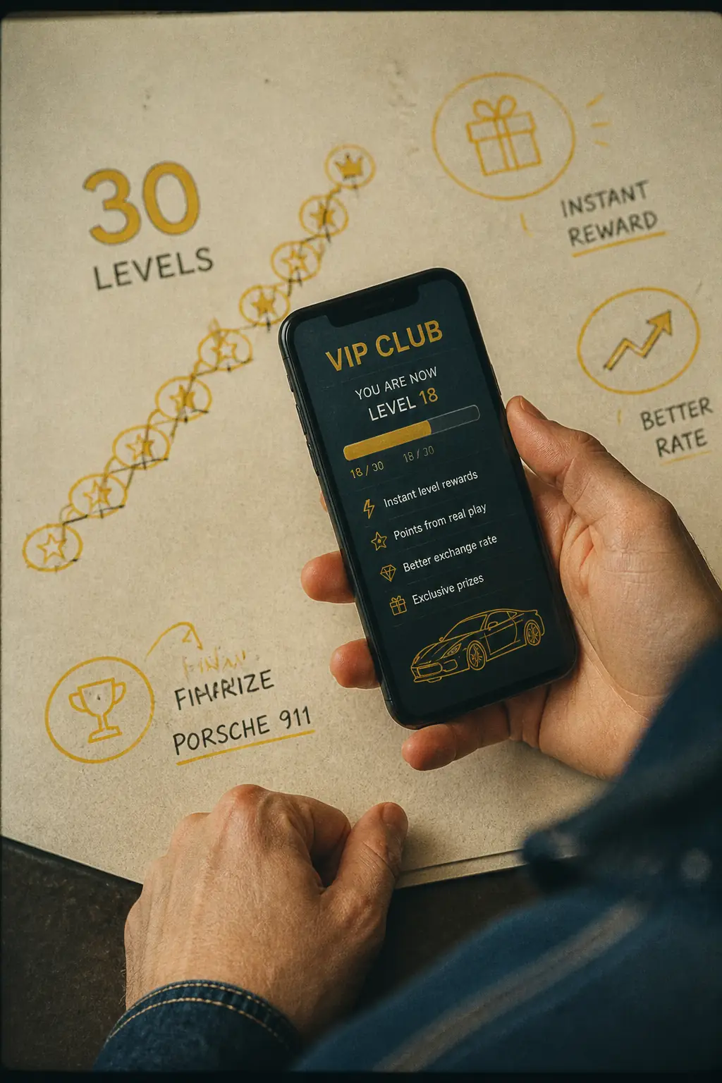 Bizzo Casino VIP Club visual guide for Bizzo Casino